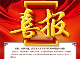 喜報：收獲三連，威勝電氣電網(wǎng)市場九月一周連中3標！