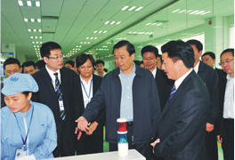 時任全國人大常委會委員長、時任國務(wù)院副總理張德江同志視察威勝